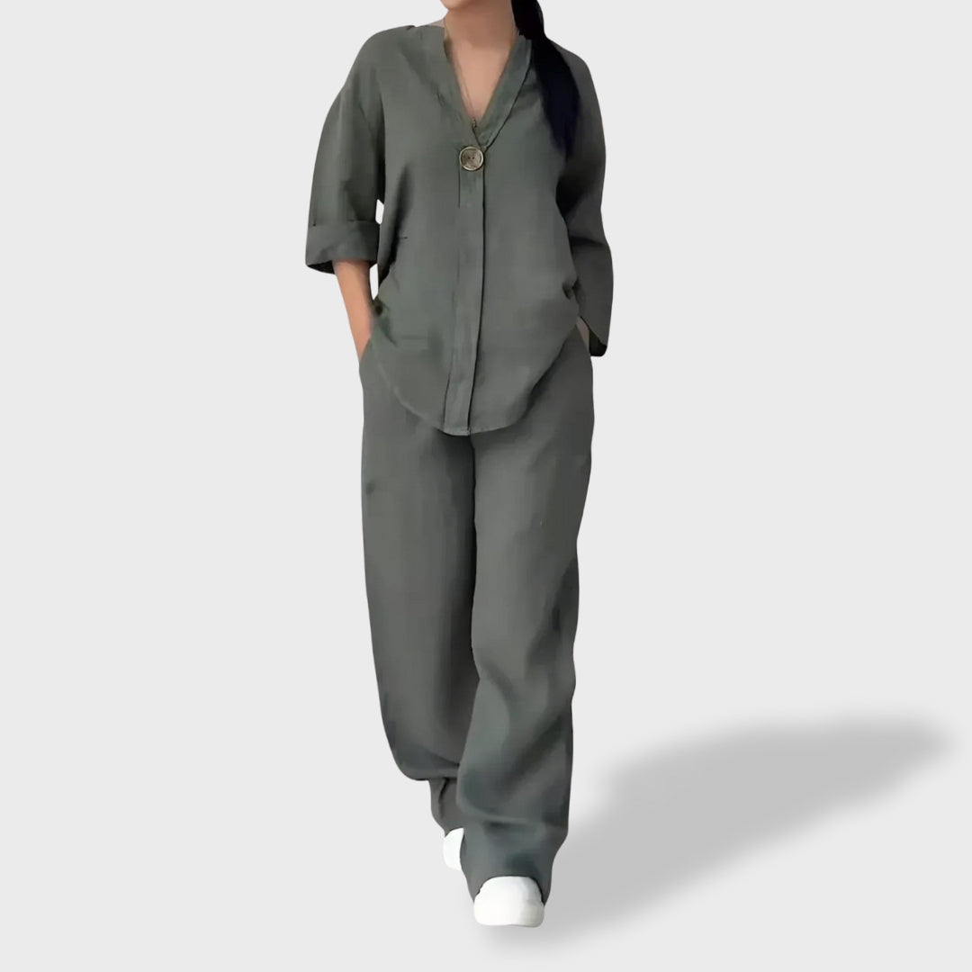 Letícia™ | Conjunt lleuger de lli per a l'estiu