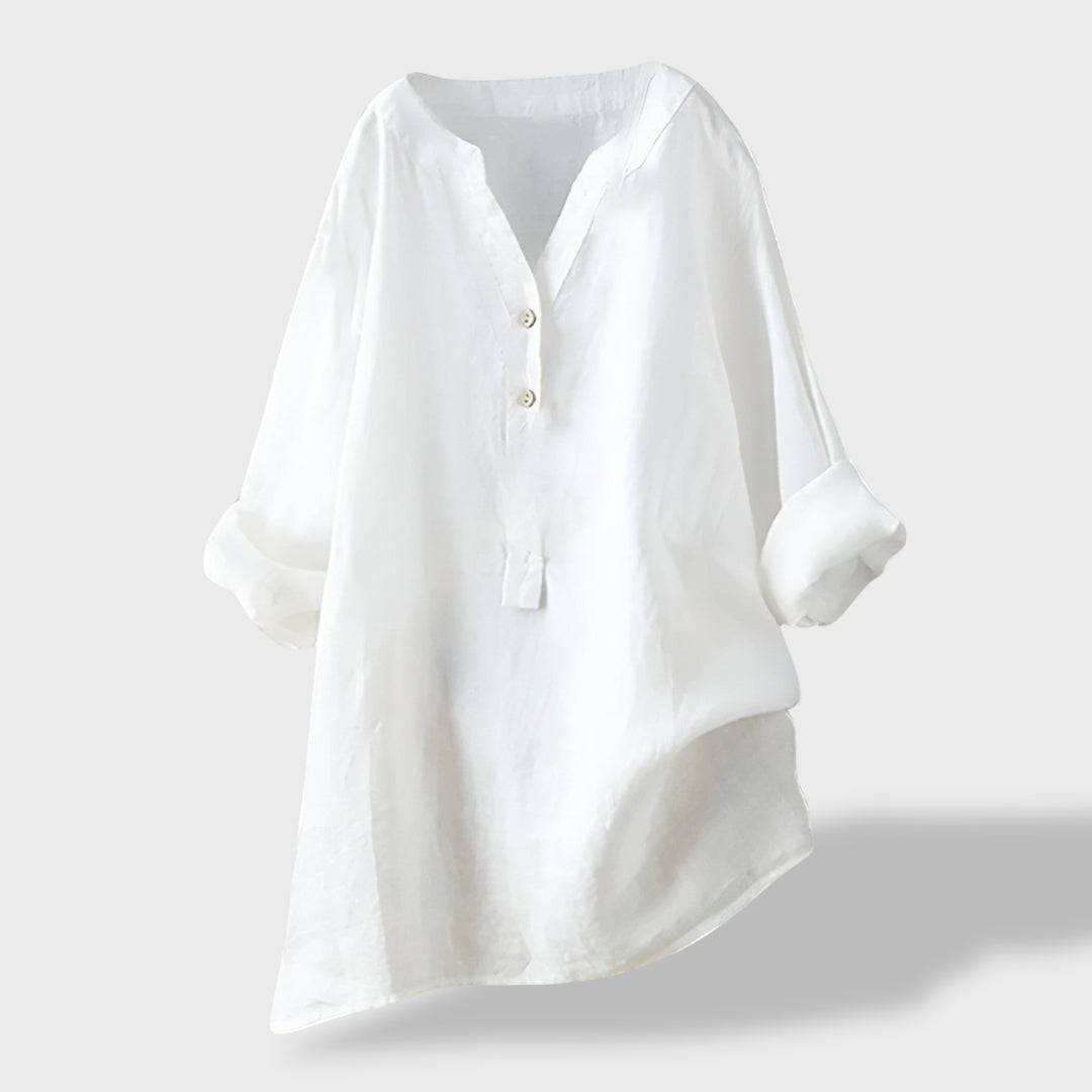 Beatriz™｜Camisa de lli lleugera per a l'estiu