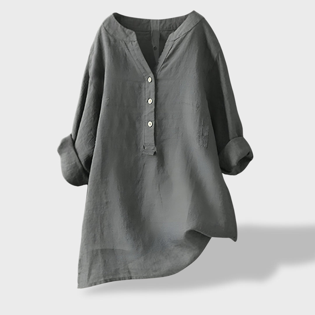 Beatriz™｜Camisa de lli lleugera per a l'estiu