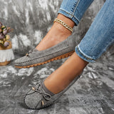 Sabine – Mocasines cómodos y suaves con delicado lazo