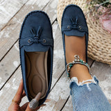 Teresa - Sabates Loafer Clàssiques amb Detall de Borles