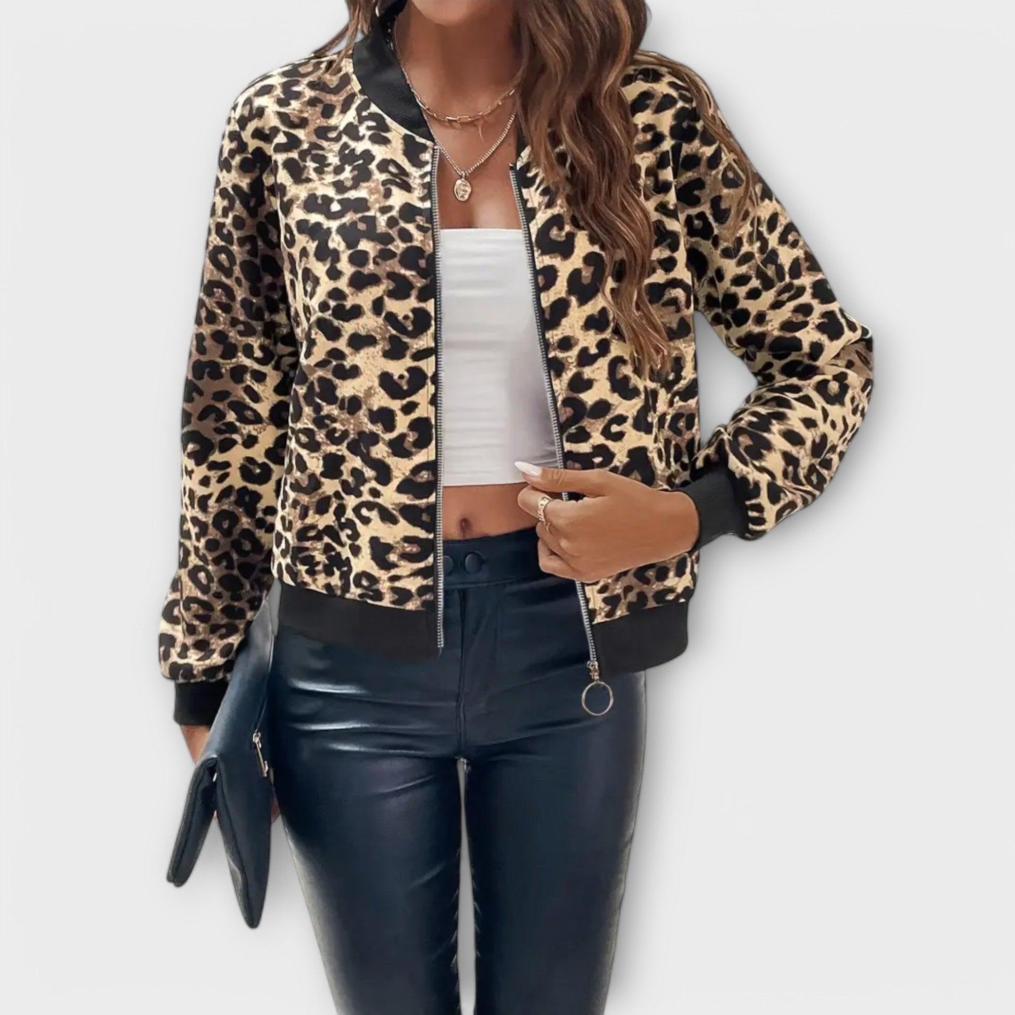 Raquel - Jaqueta Elegant d'Estampat de Lleopard