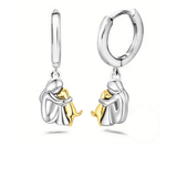 Lucky Dog Motif Necklace (+ FREE Earrings)
