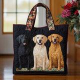 Handcrafted Bag “Three Labradors”
