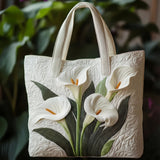 Quilted Handmade Bag "White Shell"
