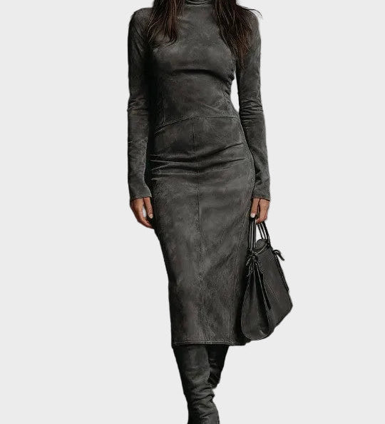 Vestit Midi de Manga Llarga