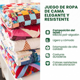 3-Piece Quilted Bed Set - Wild Trails