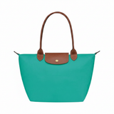 Bolsa Tote Grande Plegable, Turquesa