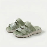 Cleo - Sandalia deportiva de confort con suela de plataforma