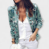 Andreia - Jaqueta bomber elegant amb estampat floral