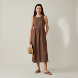 Chira Vestit midi amb mànig curta