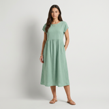 Chira Vestit midi amb mànig curta
