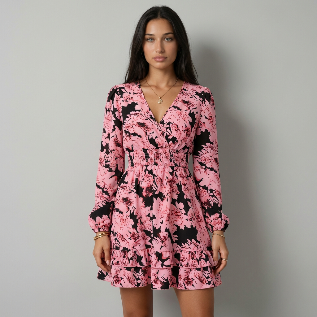 Vestit Valeria Floral Volants