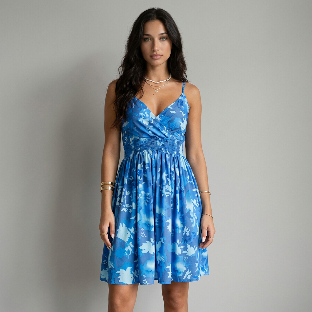 Camila Vestit Floral Creuat