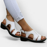 Sandàlies de cuir estilitzades