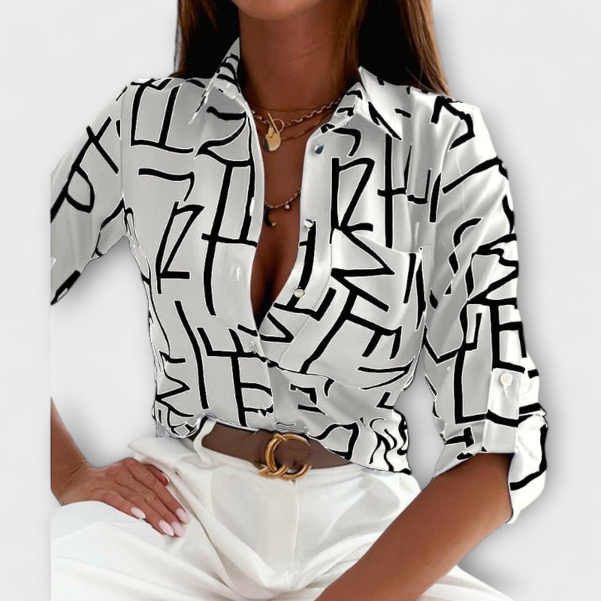 Romina | Blusa clàssica amb coll