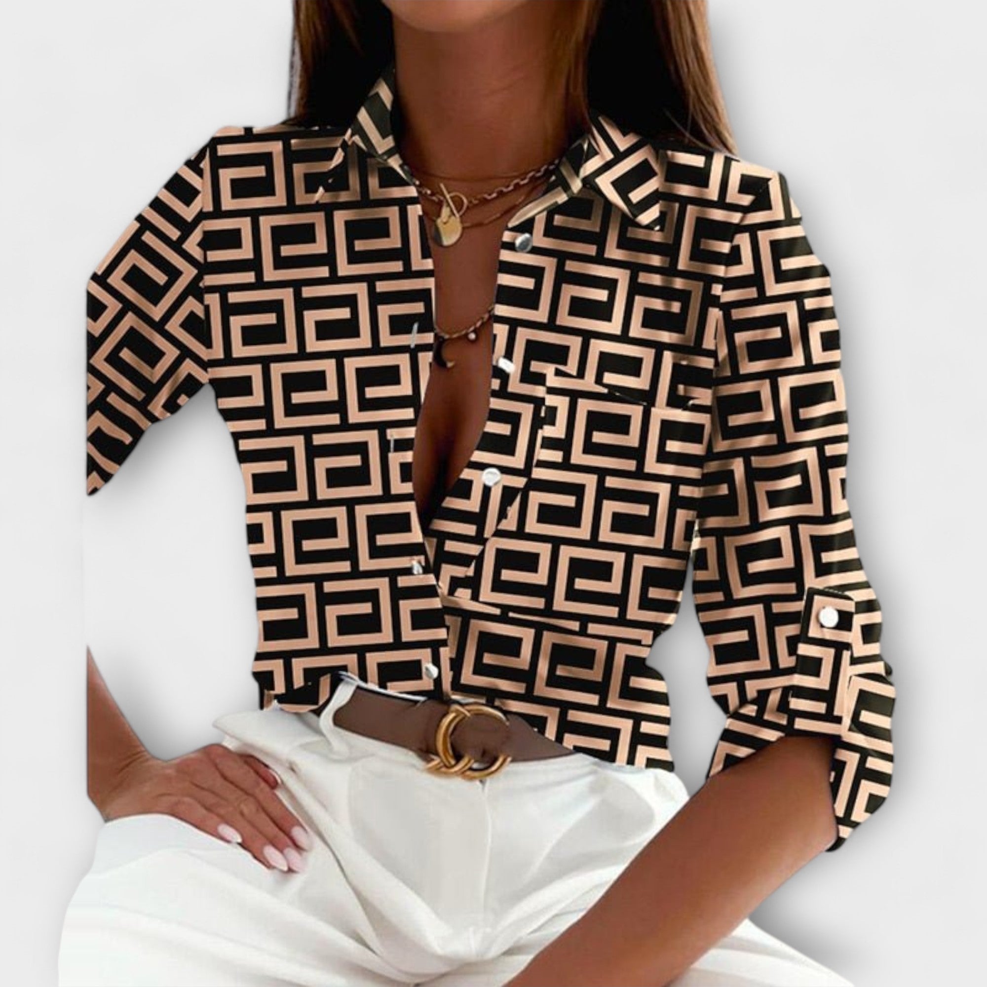 Romina | Blusa clàssica amb coll